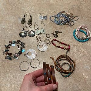 Boho jewelry lot